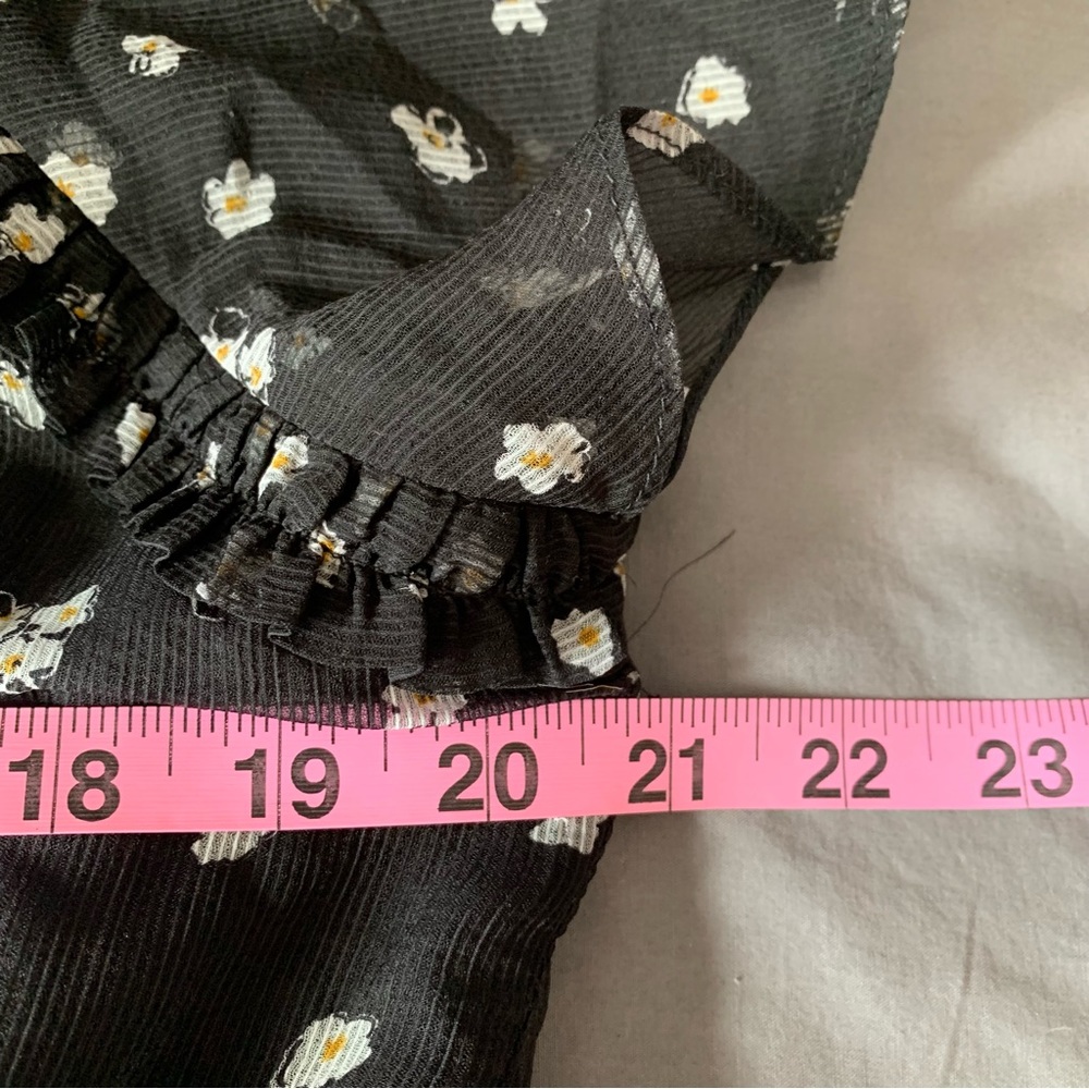 RW&CO Black Floral Fit & Flare Dress XL - Picture 8 of 10